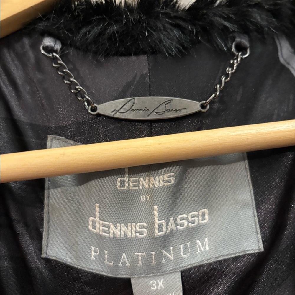 Dennis Basso Platinum Black Teddy Jacket